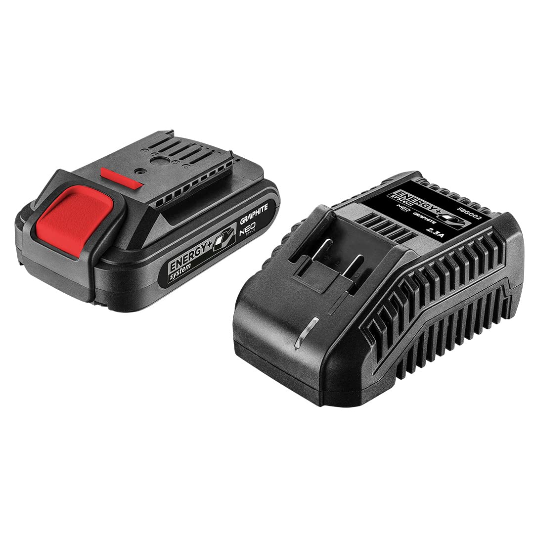 GRAPHITE SET BATTERIA 2AH CON CARICABATTERIA