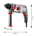 GRAPHITE TRAPANO A PERCUSSIONE SDS+ 710W, CON VALIGETTA